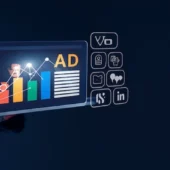 Google Ads performance analytics dashboard showing ad growth and conversion metrics